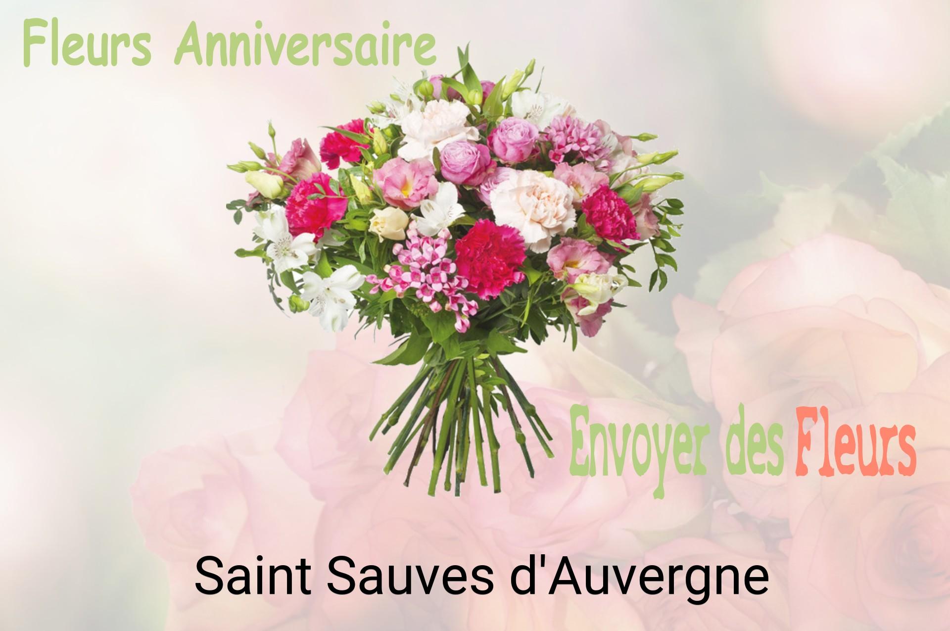 Bouquet de fleurs d’anniversaire livré à Saint-Sauves-d'Auvergne